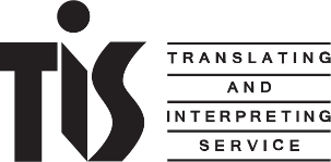 TIS logo – Translating and interpreting services. 